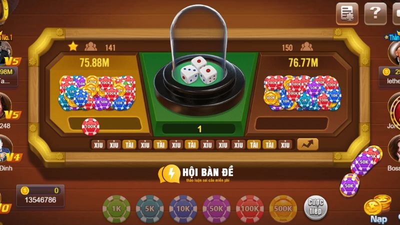 Bạn có nhiều lựa chọn cửa cược trong game tài xỉu